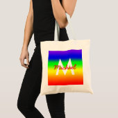 Rainbow Ombre Tragetasche (Vorderseite (Produkt))