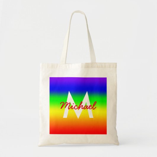 Rainbow Ombre Tragetasche (Vorne)