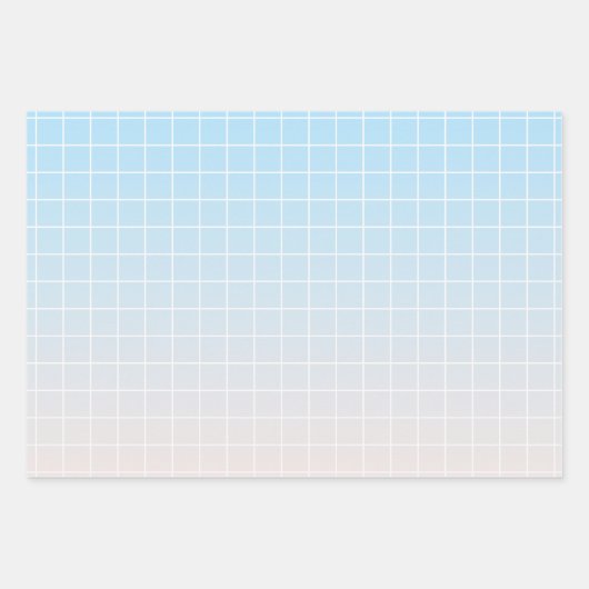 Rainbow Ombre Trio Geschenkpapier Set (Vorderseite 2)