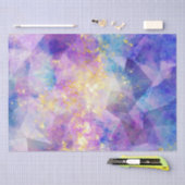 Rainbow Ombre und Gold Fire Opal Muster Seidenpapier (Handwerk)