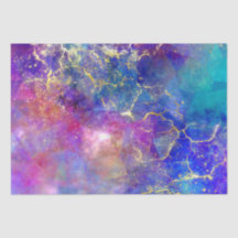 Rainbow Ombre und Gold Fire Opal Muster