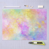 Rainbow Ombre und Gold Fire Opal Muster Seidenpapier (Handwerk)