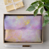 Rainbow Ombre und Gold Fire Opal Muster Seidenpapier (Geschenk)
