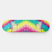 Rainbow Ombre Unicorn Skateboard (Horizontal)