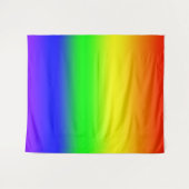 Rainbow Ombre Wandteppich (Vorderseite (Horizontal))