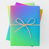 Rainbow Ombres Birthday Party Geschenkpapier Set (Beispiel)