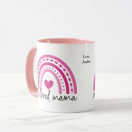 Rainbow One Love Mama Tasse (Vorderseite Links)