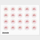 Rainbow Onederful 1. Geburtstag Danke Sticker (Blatt)