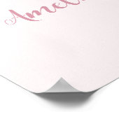 Rainbow Onederful 1st Birthday Party Welcome  Poster (Ecke)