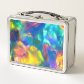Rainbow Opal - Metalldose Metall Brotdose (Vorderseite)