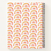 Rainbow orange boho notizblock (Rückseite)