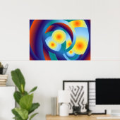 Rainbow Orbs Poster (Heimbüro)