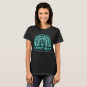 Rainbow Ovarian Cancer Support Squad T-Shirt (Vorne ganz)