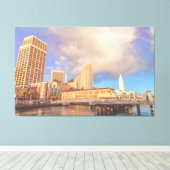 Rainbow over City Leinwanddruck (Insitu (Holzboden))