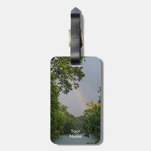 Rainbow Over James River Gepäckanhänger (Rückseite vertikal)