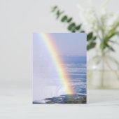 Rainbow Over Niagara Falls, New York Postkarte (Stehend Vorderseite)