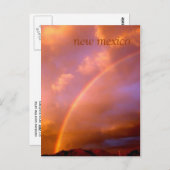 Rainbow Over the Ortiz Mountains Postkarte (Vorne/Hinten)