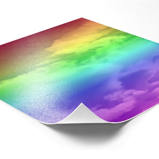 Rainbow Overlay Fotodruck (Ecke)