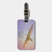 Rainbow Owl Gepäckstück Gepäckanhänger (Vorderseite vertikal)