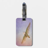 Rainbow Owl Gepäckstück Gepäckanhänger (Rückseite vertikal)