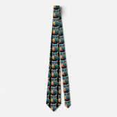 Rainbow Owl Owls Magic Neckties Krawatte (Vorderseite)