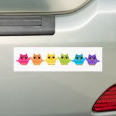 Rainbow Owls Autoaufkleber (Auf Auto)