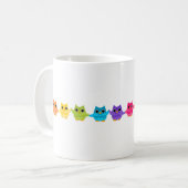 Rainbow Owls Kaffeetasse (Vorderseite Links)