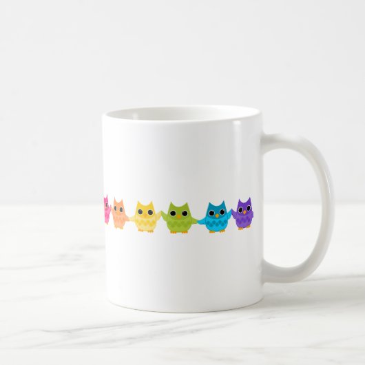 Rainbow Owls Kaffeetasse (Rechts)