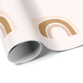 Rainbow-Packpapier-Geschenkpapier in rosa Geschenkpapier (Rolleneckpunkt)