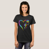 Rainbow Padel T-Shirt (Vorne ganz)