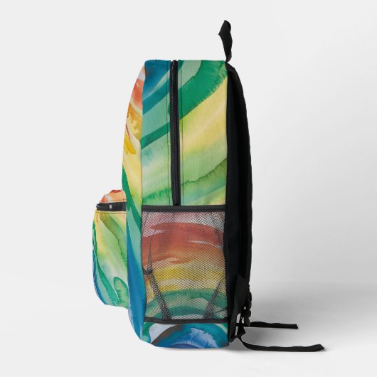 Rainbow Paint Bedruckter Rucksack (Rechts)