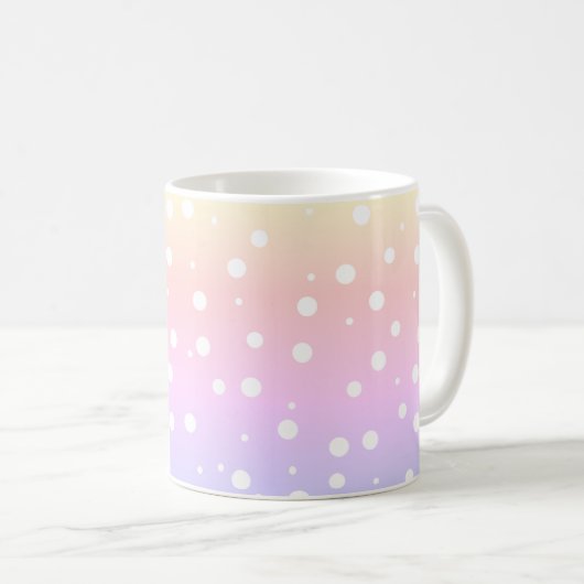 Rainbow Paint Bubble Coffee Tasse (VorderseiteRechts)