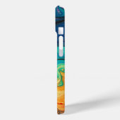 Rainbow Paint Pour Abstrakt Liquid Niedlich Ästhet Case-Mate iPhone Hülle (Rückseite / Links)