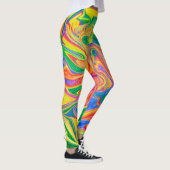 Rainbow Paint Pouring Leggings (Rechts)