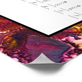 Rainbow Paint Seekarte Poster (Ecke)