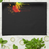 Rainbow Paint Splash Flag LGBT Prith Month T - Shi Geschirrtuch (Gefaltet)