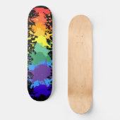 RAINBOW PAINT SPLASH GRAFFITTI SKATEBOARD (Vorderseite)