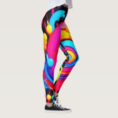 Rainbow Paint Splash Leggings (Rechts)