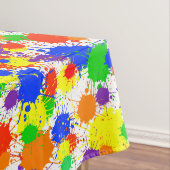 Rainbow Paint Splash Party Tablette Tischdecke (Beispiel)