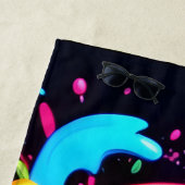 Rainbow Paint Splash Strandtuch (Beispiel)