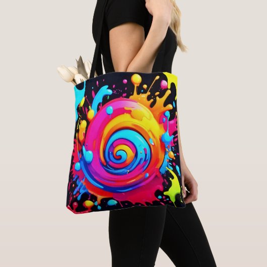Rainbow Paint Splash Tasche (Von Nahem)
