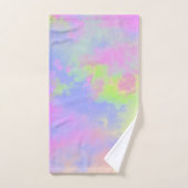 Rainbow Paint Spritzer Badhandtuch Set (Handtuch)