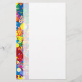 Rainbow Paint Spritzer Briefpapier (Vorderseite)
