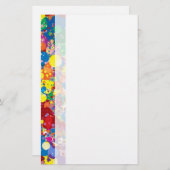 Rainbow Paint Spritzer Briefpapier (Vorne/Hinten)