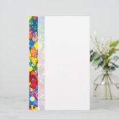 Rainbow Paint Spritzer Briefpapier (Stehend Vorderseite)