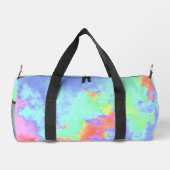 Rainbow Paint Spritzer Duffle Bag (Rückseite)