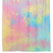 Rainbow Paint Spritzer Duschvorhang (Vorderseite)