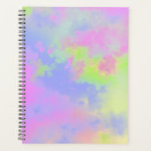 Rainbow Paint Spritzer Effekt pink blau grün Planer (Vorderseite)