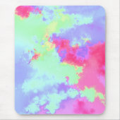 Rainbow Paint Spritzer Effekt Rosa grün Mousepad (Vorne)