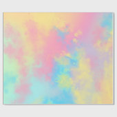 Rainbow Paint Spritzer Geschenkpapier (Flach)